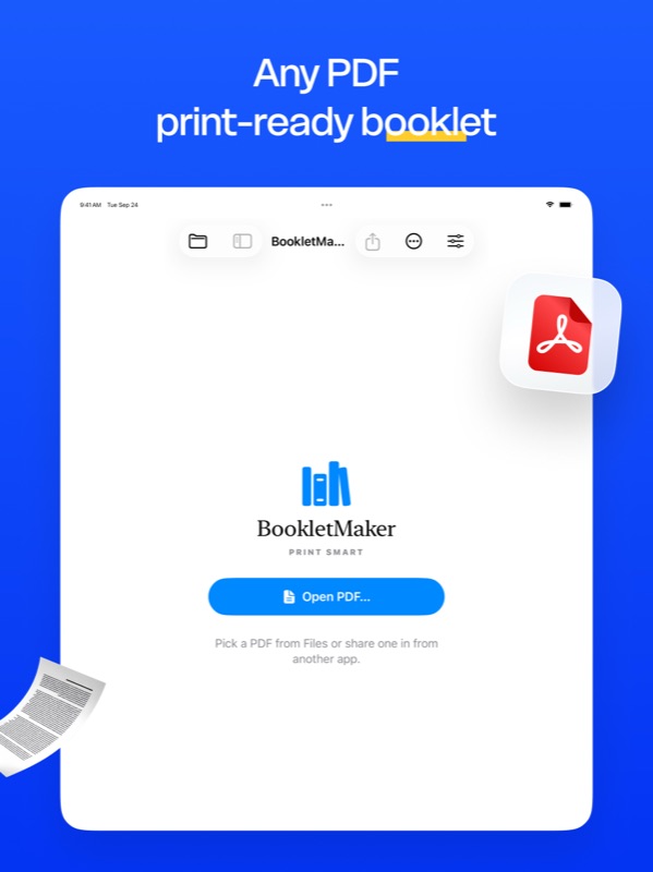 BookletMaker On iPad — 1/8